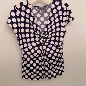 Blue & white summer top